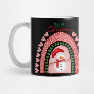 Rainbow Christmas Mug